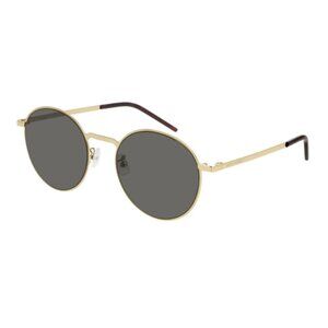 NEW SAINT LAURENT SUNGLASSES, SL250 SLIM 006 GOLD UNISEX EYEWEAR SL 250 SLIM 006